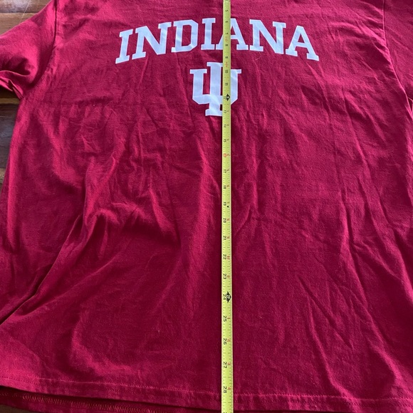 Indiana University IU Red Cotton Long Sleeve Shirt men’s XL - Picture 6 of 6